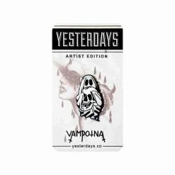 IAMRETRO Yesterdays X Johnny Vampotna - Skully Ghost - Pin Pins & Patches