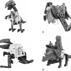 Neko Busou Series 3 Model#D. Scottish Fold (Grey) W/ Propeller Mecha By Bandai