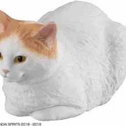 Neko Busou Series 3 Model#C. White & Brown Cat W/ Drill Mecha By Bandai