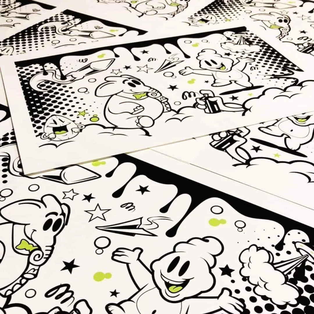 Kidrobot Mayumi Giclee Art Print 13x19 Signed By Sket-One 3 Kidrobot Mayumi Giclee Art Print 13x19 Signed By Sket-One