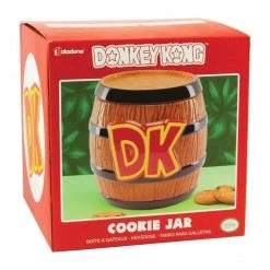 Donkey Kong Barrel Ceramic Cookie Jar By Nintendo
