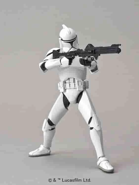 Star Wars Clone Trooper 1/12 Scale Model Kit By Bandai 4 Star Wars Clone Trooper 1/12 Scale Model Kit By Bandai