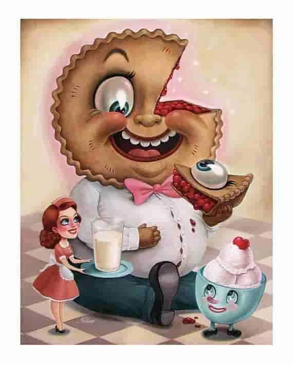 Mr. Self Indulgence Cherry OG 9" Medium Figure By Nouar X Martian Toys 3 Mr. Self Indulgence Cherry OG 9" Medium Figure By Nouar X Martian Toys