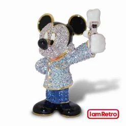 Dentist Mickey Mouse Jeweled Figurine By Arribas Brothers X Disney With Swarovski® Crystals