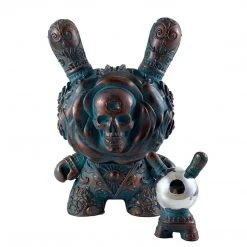 Kidrobot Clairvoyant Painted Custom Patina Medium 8