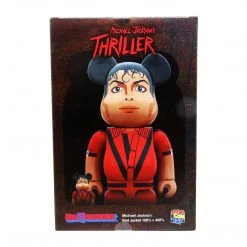 Medicom Toys Michael Jackson Thriller 400% + 100% Bearbrick By Medicom