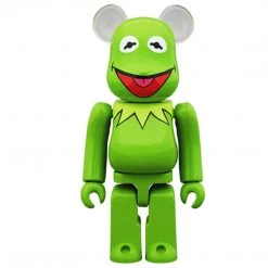 Medicom Toys Kermit The Frog 400% + 100% Bearbrick By Medicom