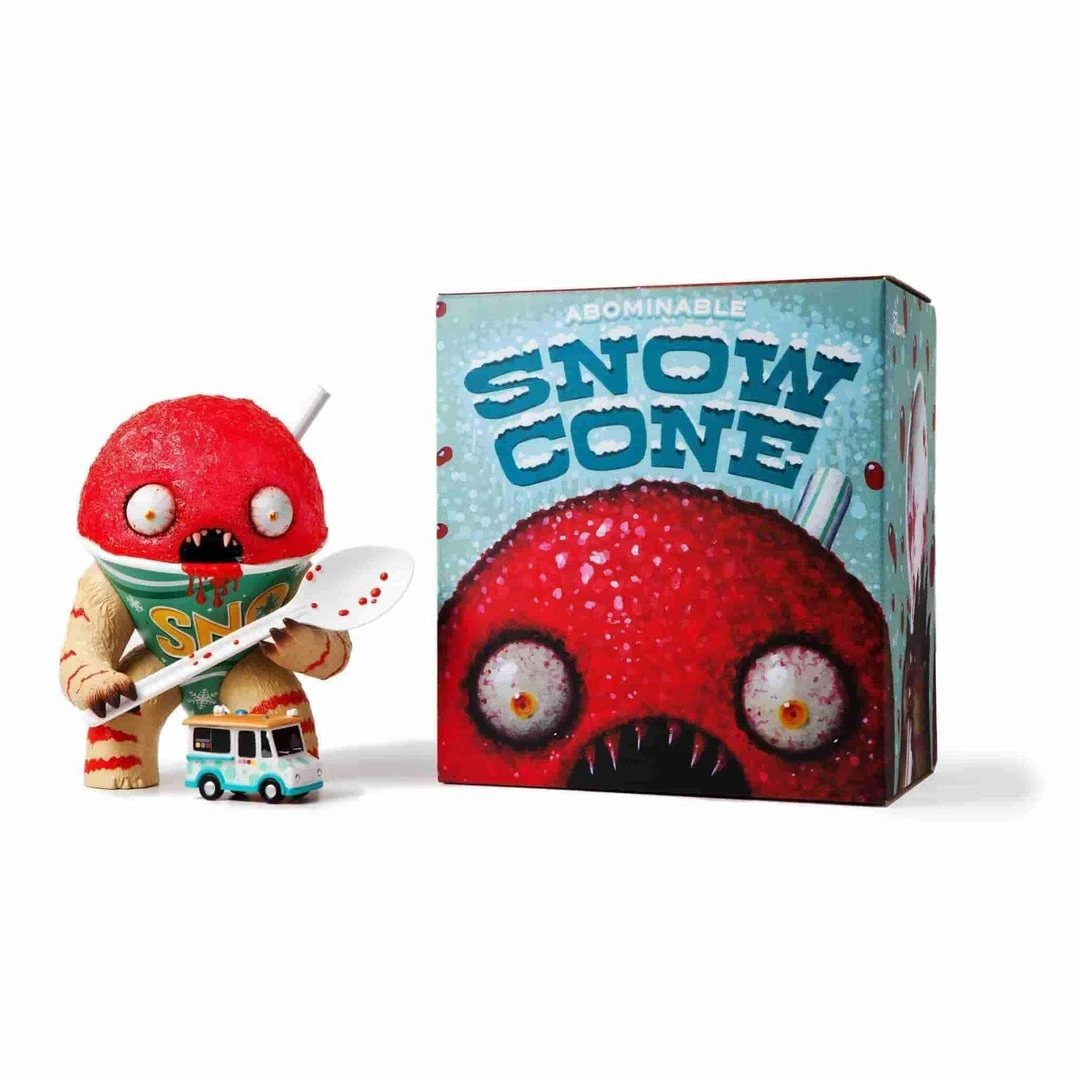 The Abominable Snow Cone (Cherry) By Jason Limon X Martian Toys 2 The Abominable Snow Cone (Cherry) By Jason Limon X Martian Toys