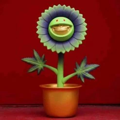 Gold Haze Ganja Grin By Made By Monsters X Compound X Ron English