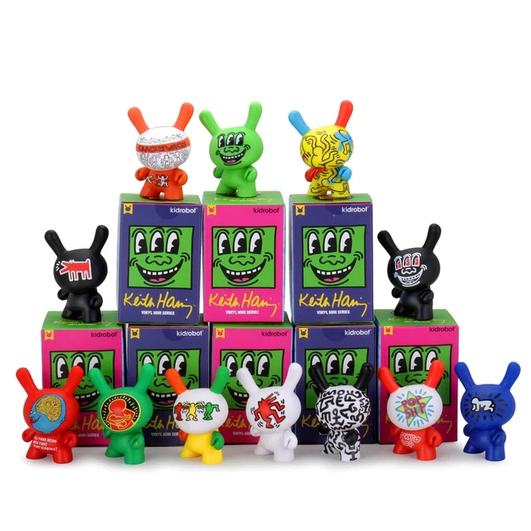 Keith Haring 3" Dunny Mini Series By Kidrobot Blind Box (Single) 2 Keith Haring 3" Dunny Mini Series By Kidrobot Blind Box (Single)