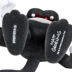 Itchy And Scratchy Flocked Version Medium Figure Set By The Simpsons X Kidrobot - IamRetro Exclusive