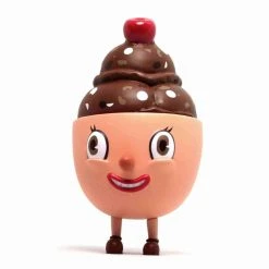 Rocky Road Lil' Scoopy 4" Vinyl Figure By Nouar X Martian Toys