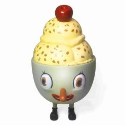Banana Walnut Lil' Scoopy 4" Vinyl Figure By Nouar X Martian Toys