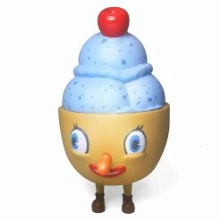 Blueberry Lil' Scoopy 4" Vinyl Figure By Nouar X Martian Toys