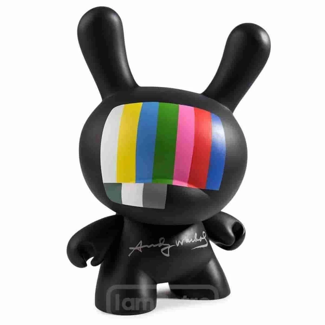 TV Masterpiece 8" Dunny By Andy Warhol Foundation X Kidrobot 1 TV Masterpiece 8" Dunny By Andy Warhol Foundation X Kidrobot