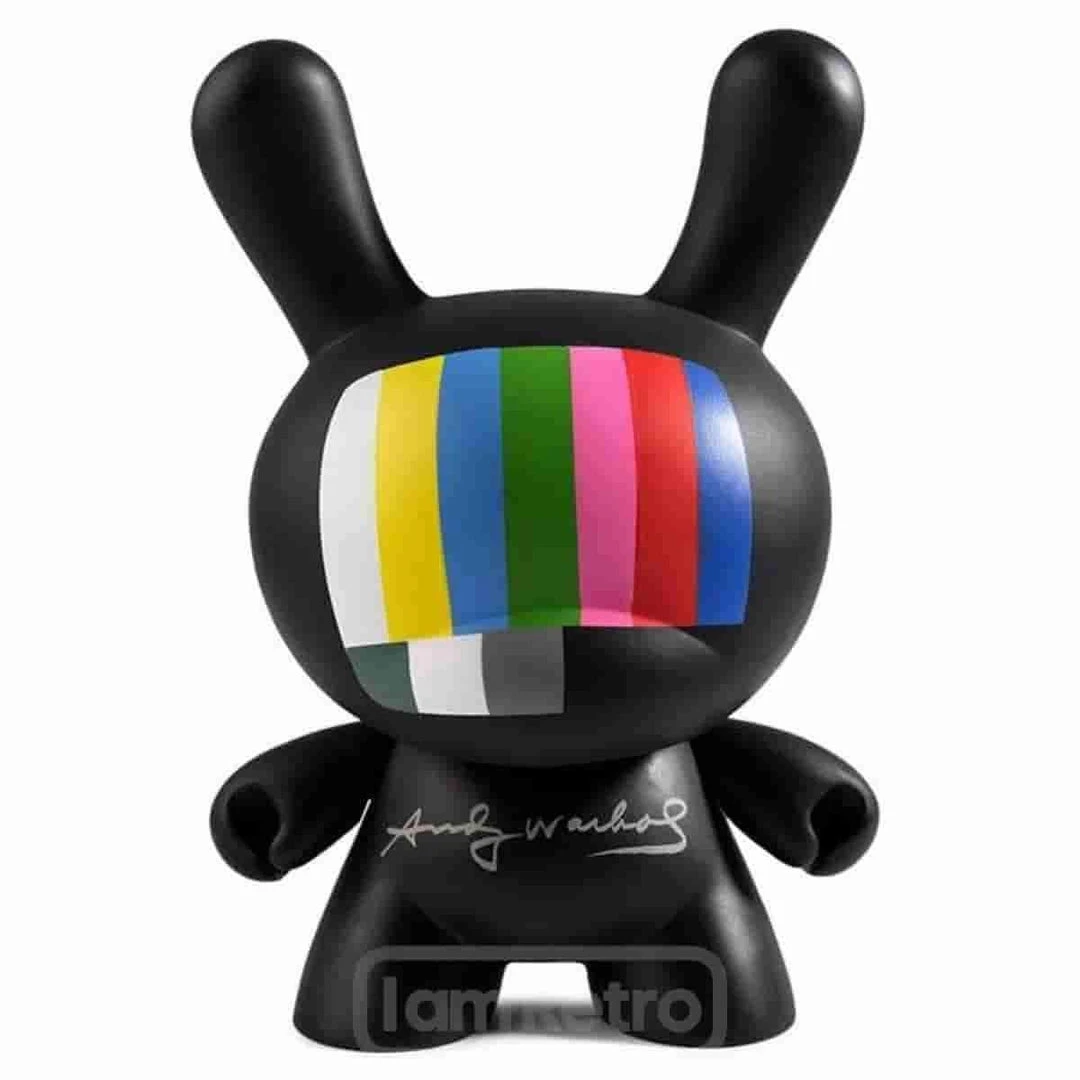TV Masterpiece 8" Dunny By Andy Warhol Foundation X Kidrobot 2 TV Masterpiece 8" Dunny By Andy Warhol Foundation X Kidrobot