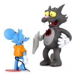 Itchy And Scratchy Regular Version Medium Figure Set The Simpsons X Kidrobot