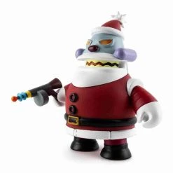 Futurama Robot Santa Claus "Naughty" Art Figure By Kidrobot 9 Futurama Robot Santa Claus