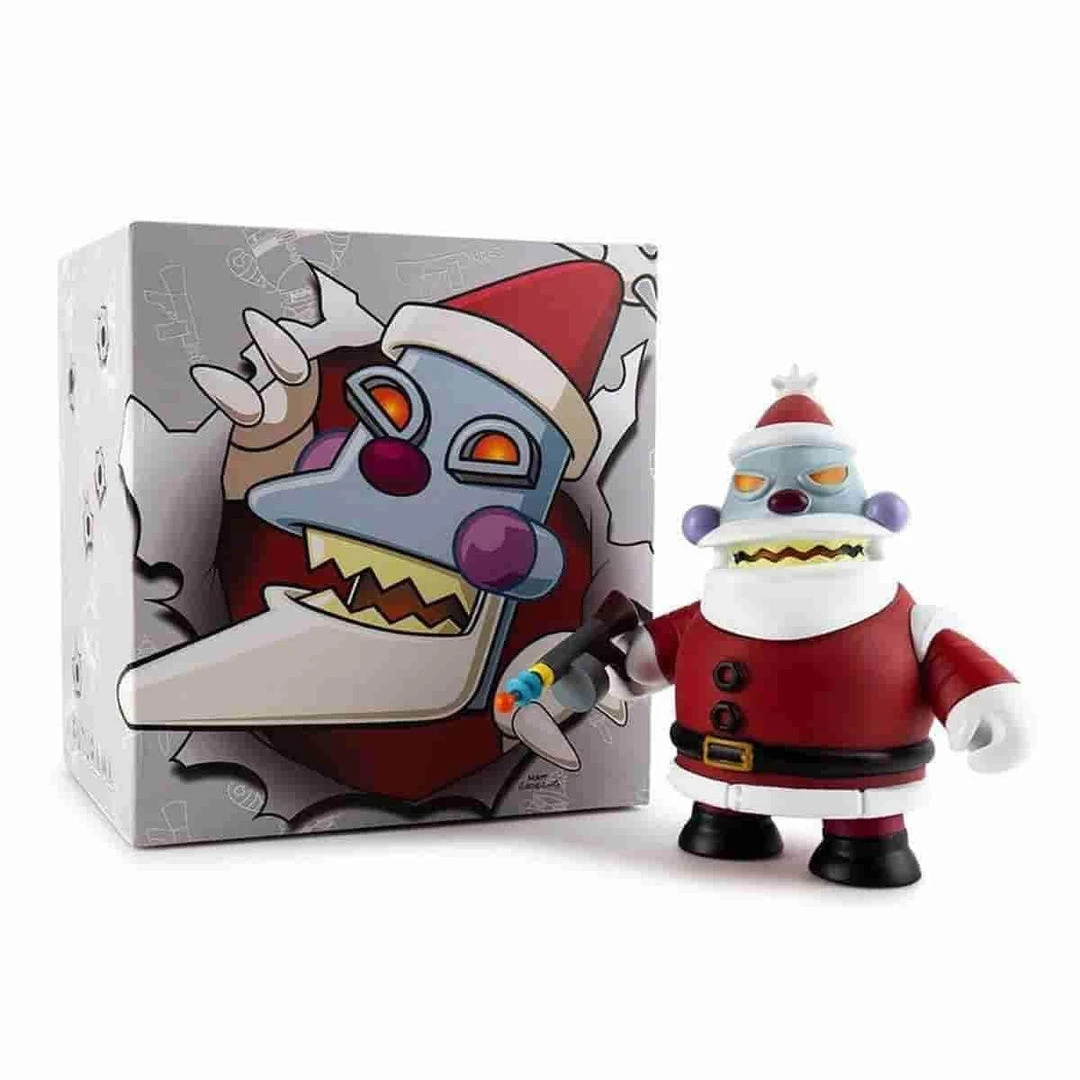 Futurama Robot Santa Claus "Naughty" Art Figure By Kidrobot 1 Futurama Robot Santa Claus "Naughty" Art Figure By Kidrobot