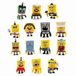 IAMRETRO MANY FACES OF SPONGEBOB SQUAREPANTS Sealed Display Case Of 24 Pcs By Kidrobot