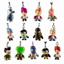 Futurama Universe X Vinyl Keychain Series Sealed Display Case Of 24 Pcs By Kidrobot